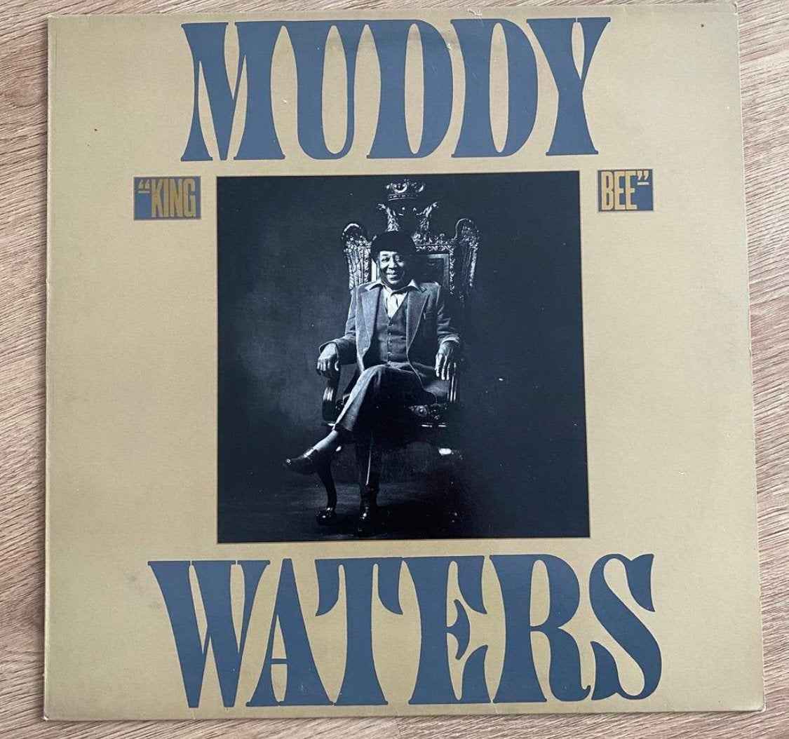 lp: Muddy Waters - King Bee, Cd's en Dvd's, Vinyl | Jazz en Blues, Reissue, Ophalen of Verzenden, Gebruikt, LP