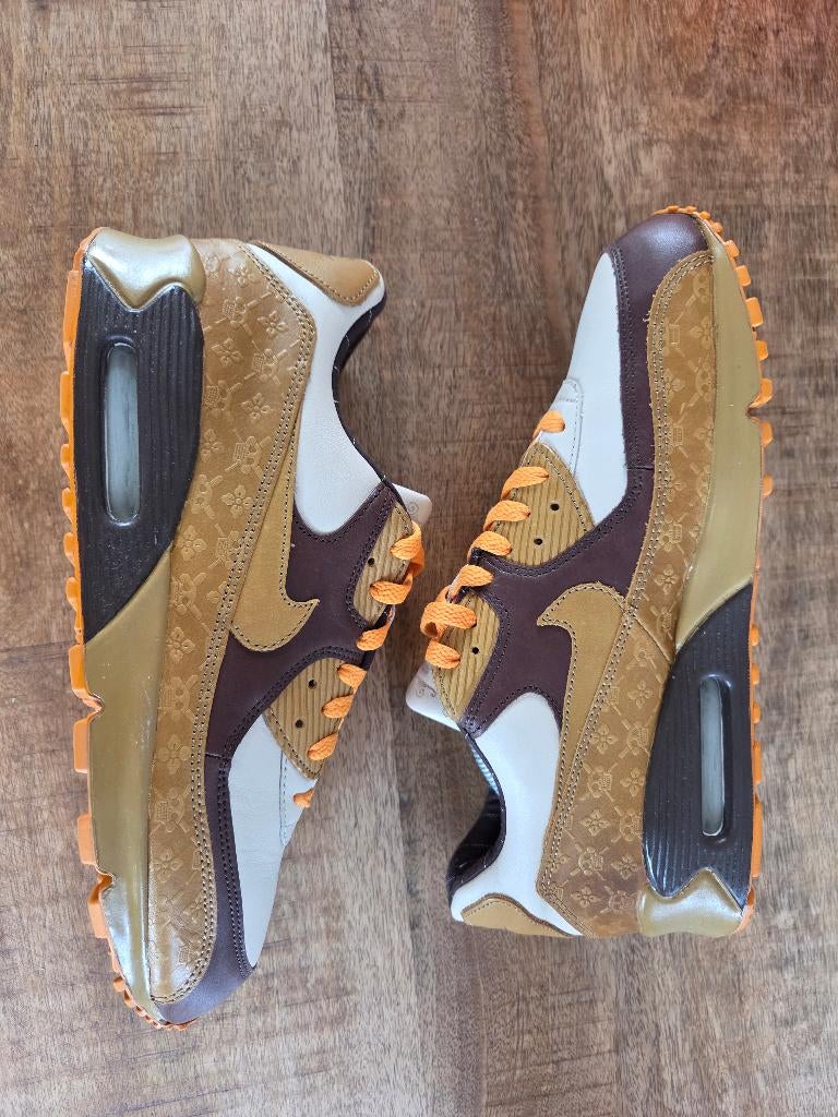 Nike air max 90, wheat skulls zgan 9/10, Overige kleuren, Nike, Ophalen of Verzenden, Sneakers of Gympen