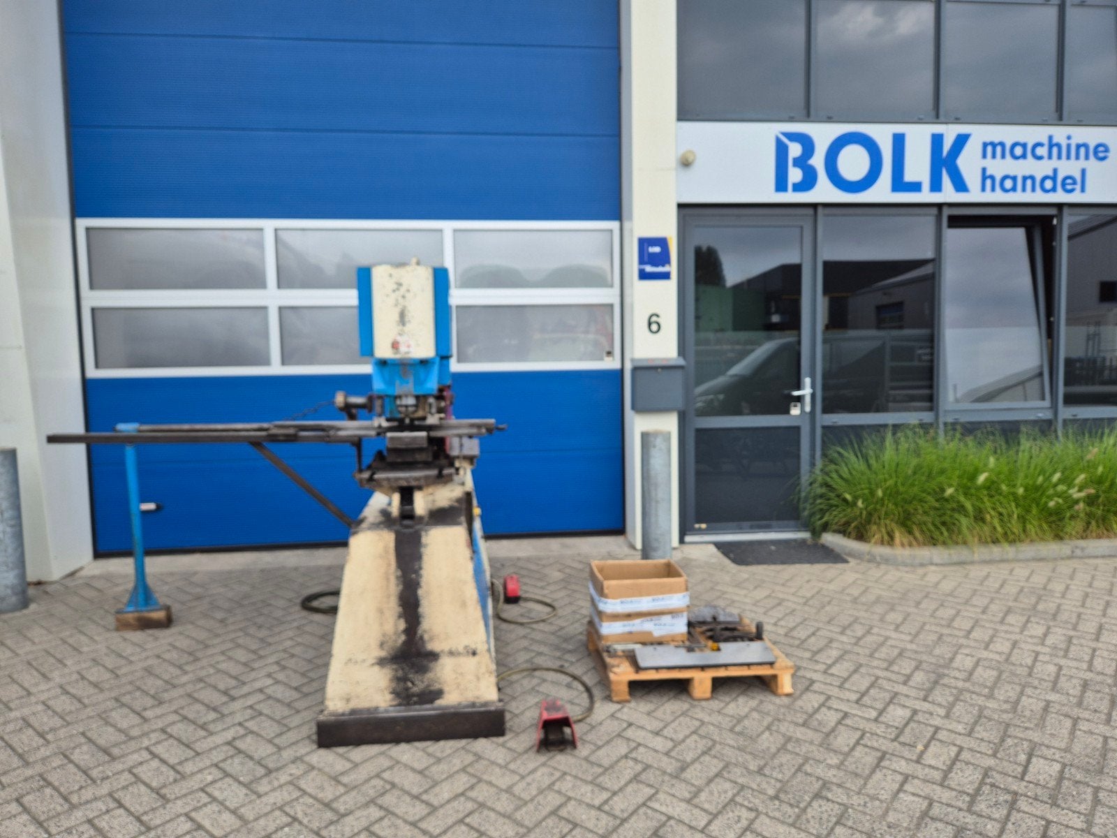KINGSLAND 70XS Hydraulische Pons-knipmachine veel toebehoren, Ophalen of Verzenden, Kingsland, Info@bolkmachinehandel.nl, Engeland
