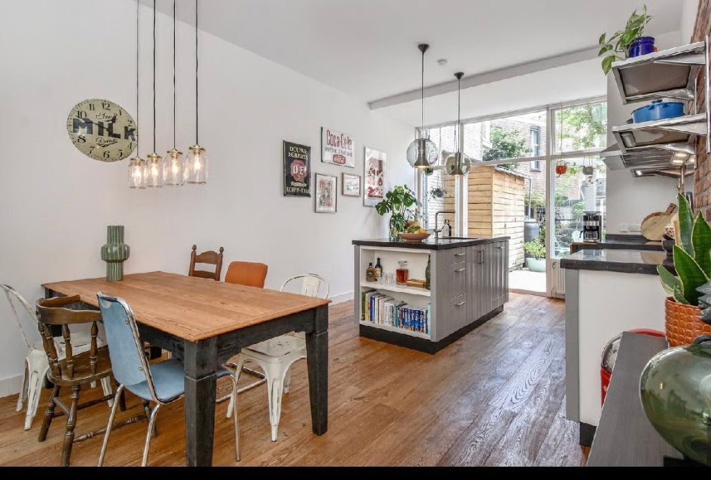 Eikenhouten vloer ~50m2, Gebruikt, Bruin, 50 tot 75 m², Klassieke planken