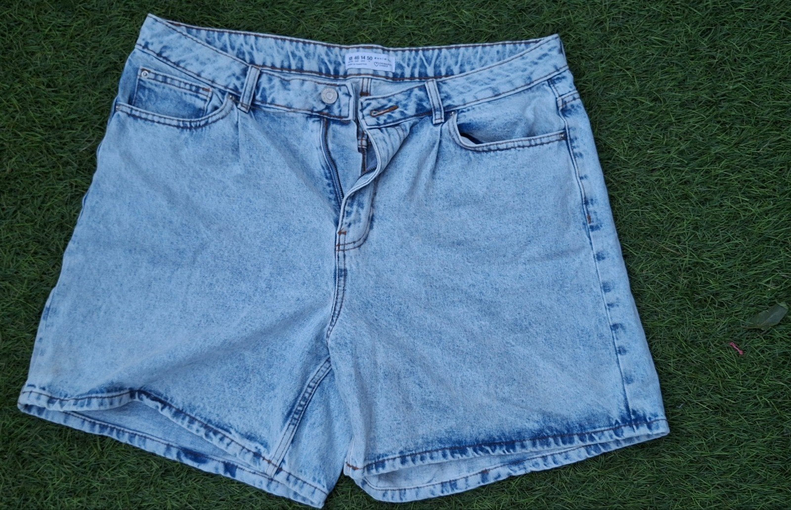 Primark Denim Co. Lichtblauwe Denim Shorts, Kort, Blauw, Maat 46/48 (XL) of groter, Ophalen of Verzenden
