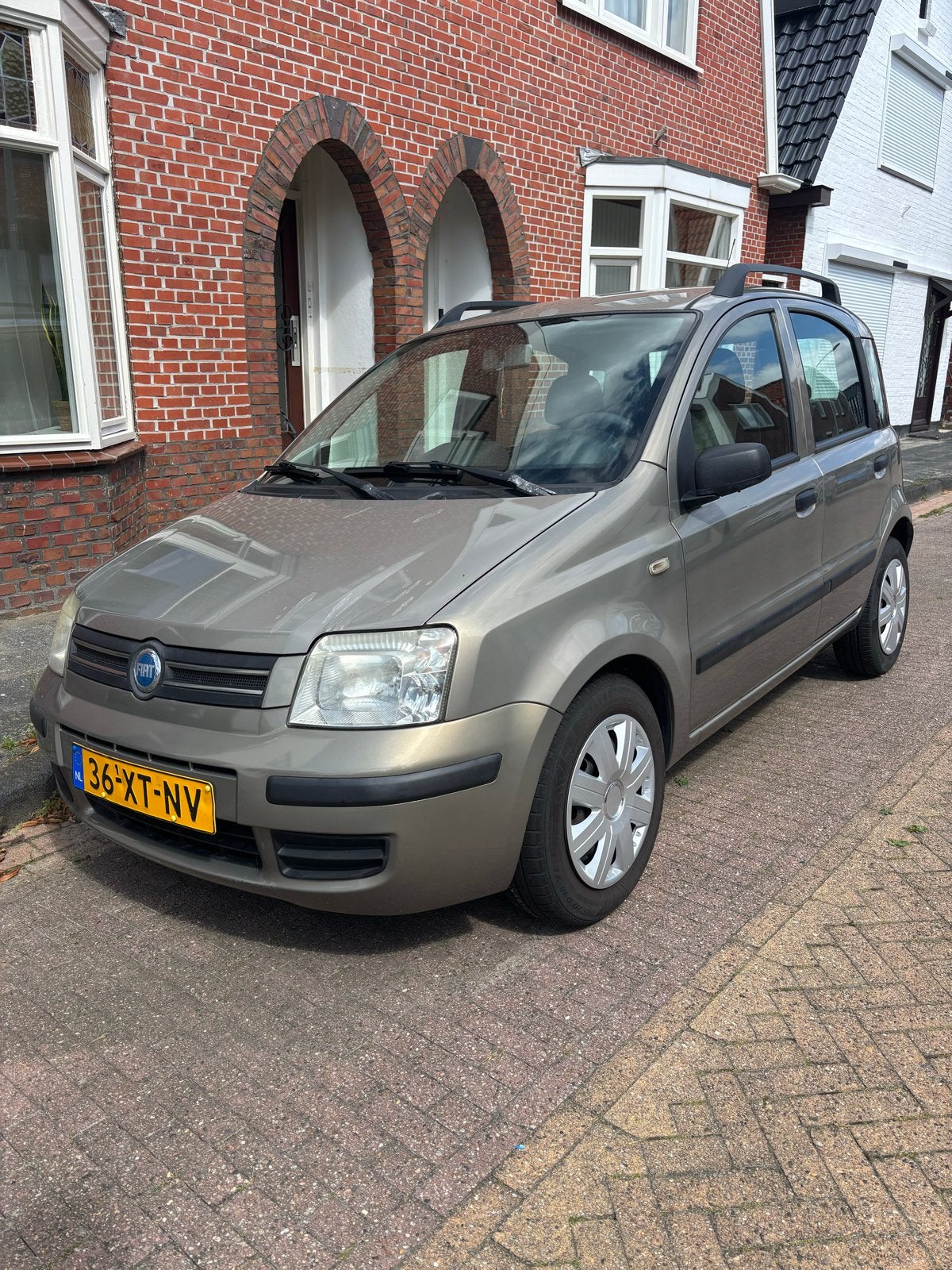 Fiat Panda 1.2 Dualogic 2007 Beige Automaat, 840 kg, Beige, Origineel Nederlands, 19 km/l