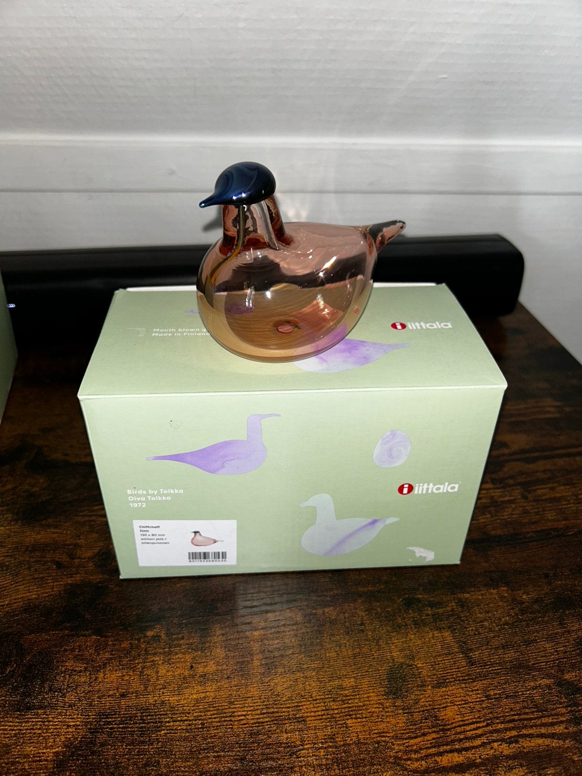 Iittala Birds by Toikka Chiffchaff – met doos en aankoopbon, Antiek en Kunst, Ophalen