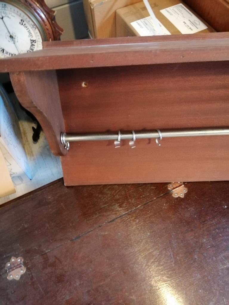 Oude houten franse kapstok mooie staat 85 cm breed., Antiek en Kunst, Ophalen of Verzenden