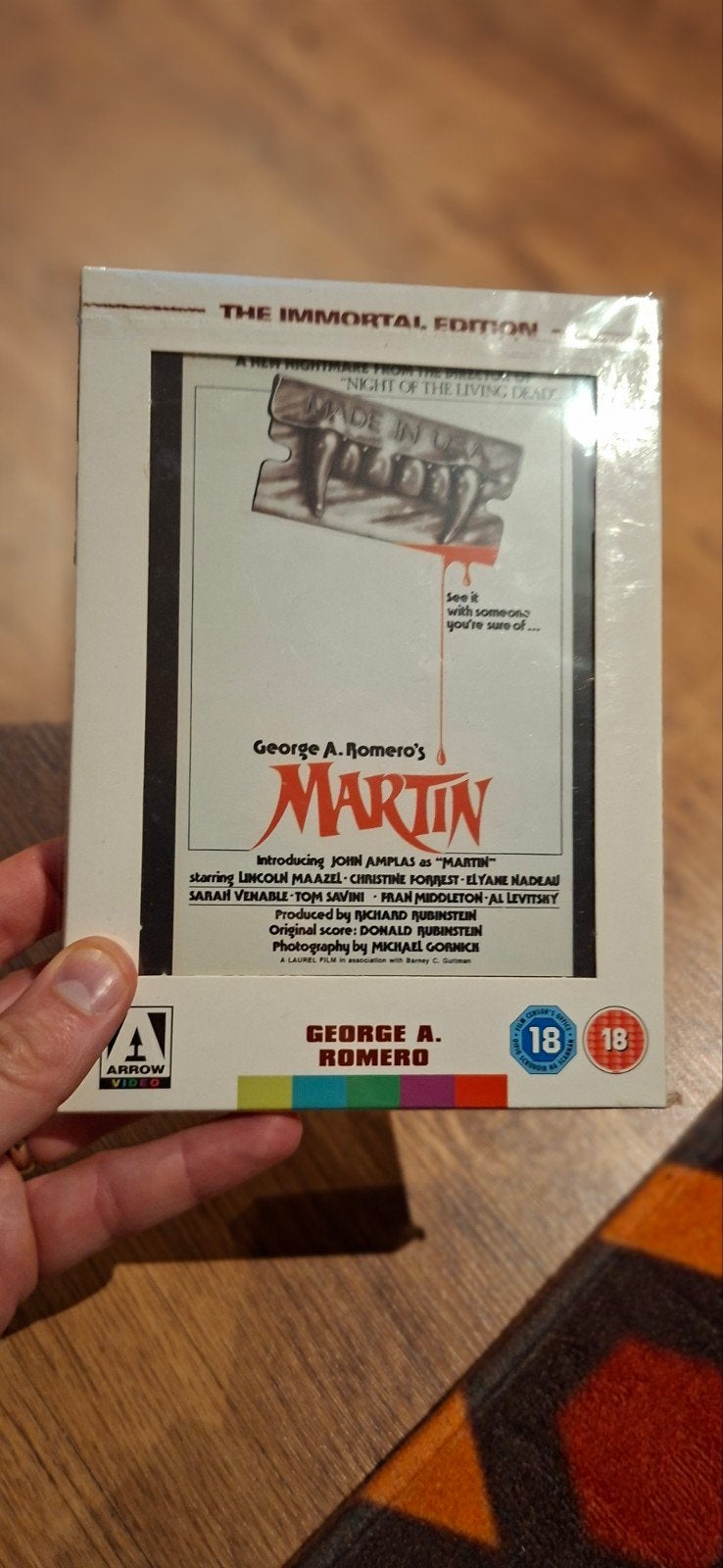 Arrow Video OOP George A. Romero's Martin, Cd's en Dvd's, Dvd's | Horror, Ophalen of Verzenden, Zo goed als nieuw, Vampiers of Zombies