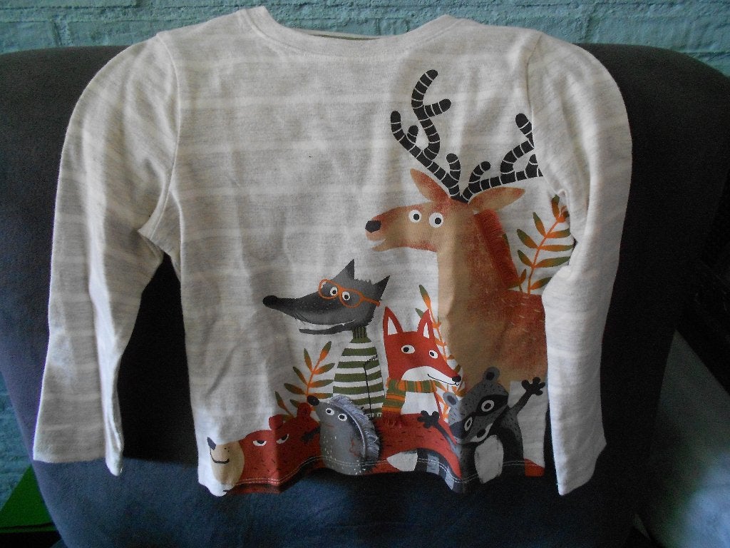 leuke longsleeves met dieren print maat 104, Kinderen en Baby's, Kinderkleding | Maat 104, Ophalen, C&A, Nieuw, Shirt of Longsleeve