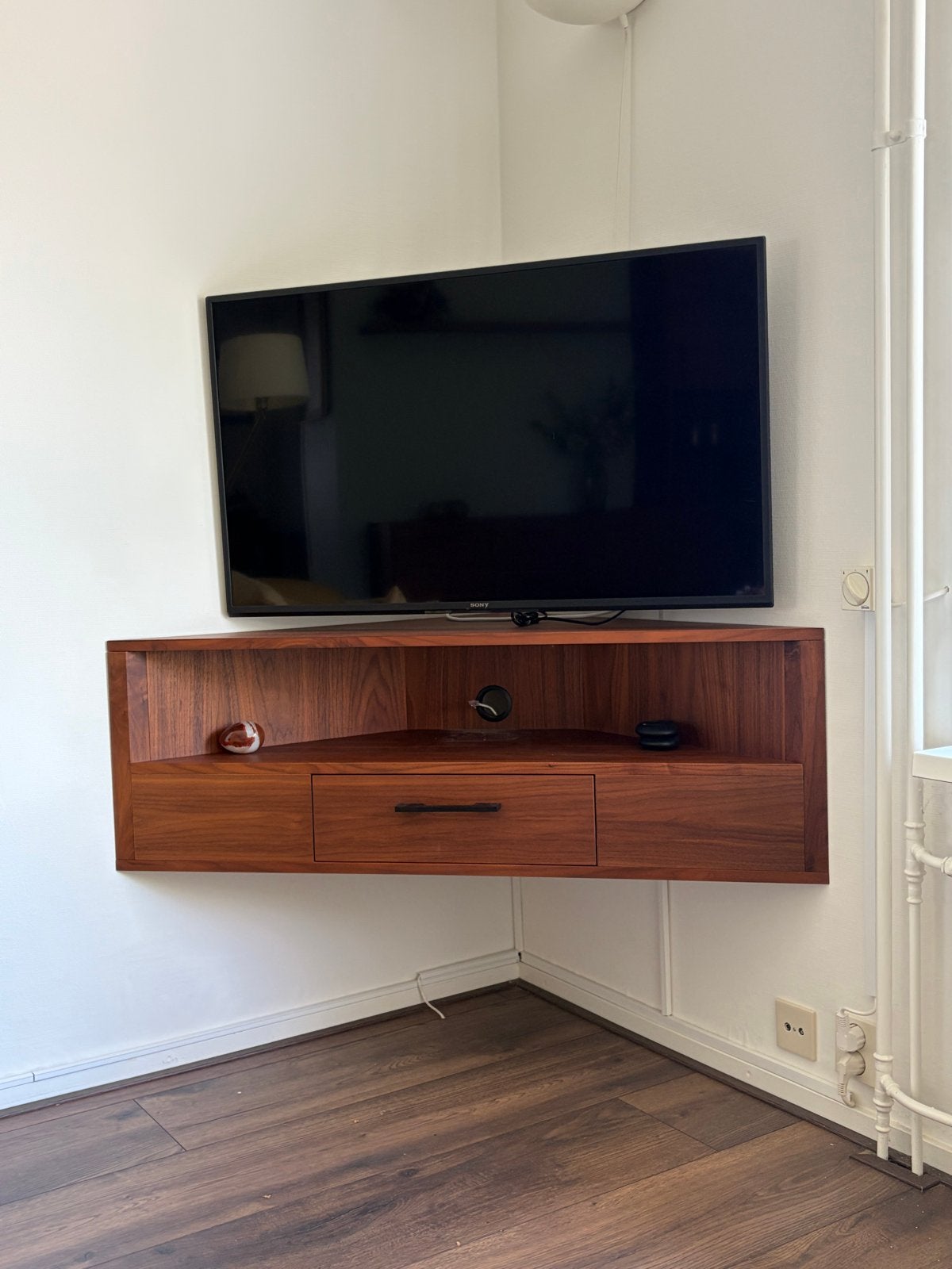 Zwevend hoekmeubel van Interstar, Ophalen, 100 tot 150 cm, Zo goed als nieuw, Minder dan 100 cm