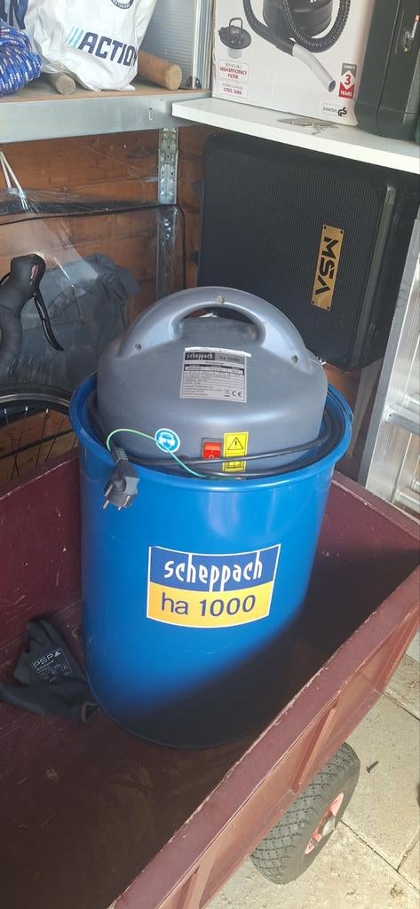 SCHEPPACH  STOFZUIGER, Ophalen of Verzenden, 1200 watt of meer, Cirkelzaag, 70 mm of meer