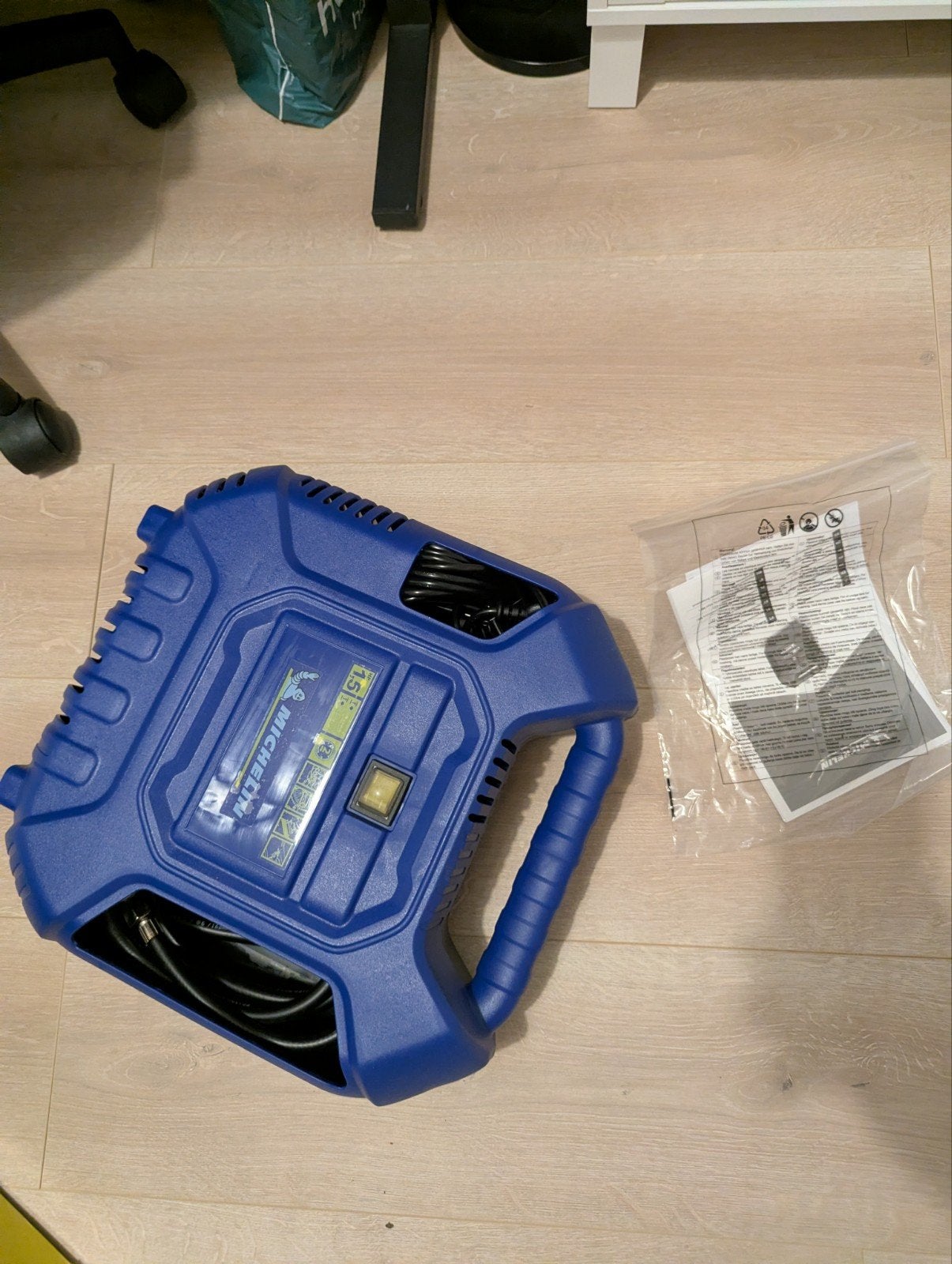 Michelin MB 1 Compressor op stroom, Minder dan 25 liter, Ophalen, Nieuw, Minder dan 200 liter/min