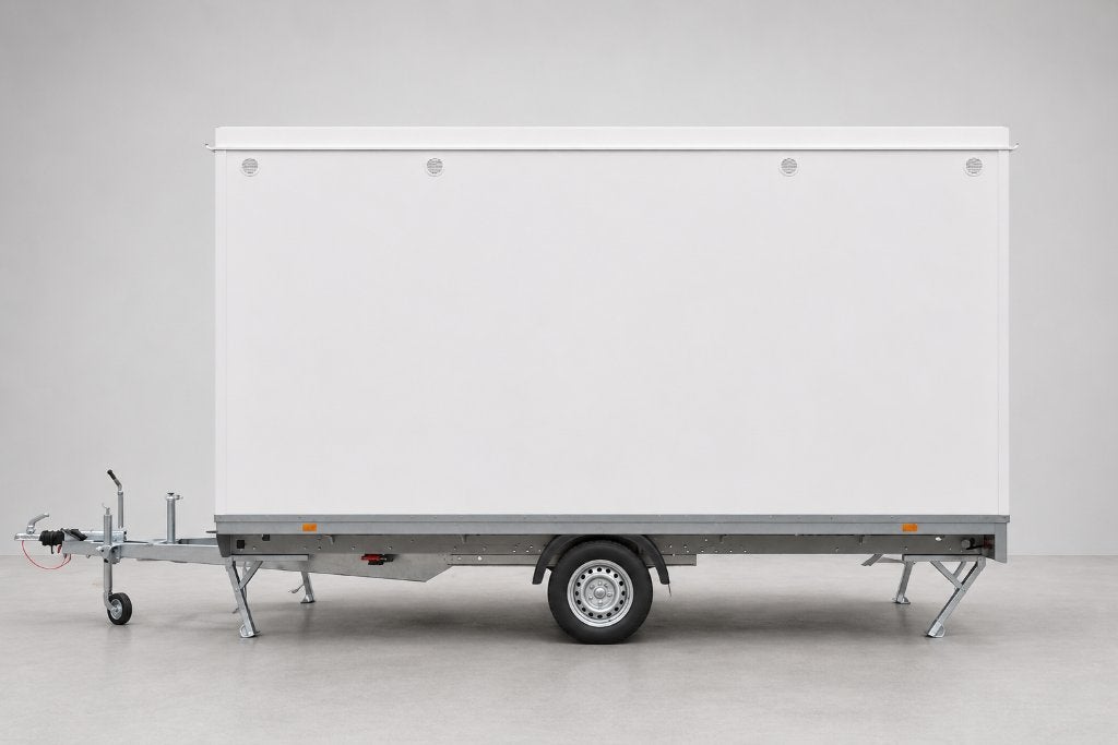 NIEUW Schaftwagen 4,10m | 6 pers. | Toilet | Berging, Doe-het-zelf en Verbouw, Ophalen, Nieuw