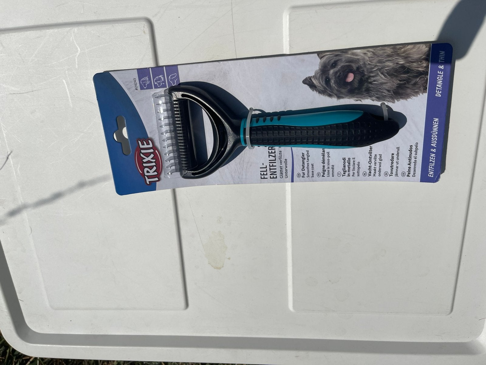 Nieuwe trixie hondenborstel vacht ontvilter., Dieren en Toebehoren, Ophalen of Verzenden, Nieuw