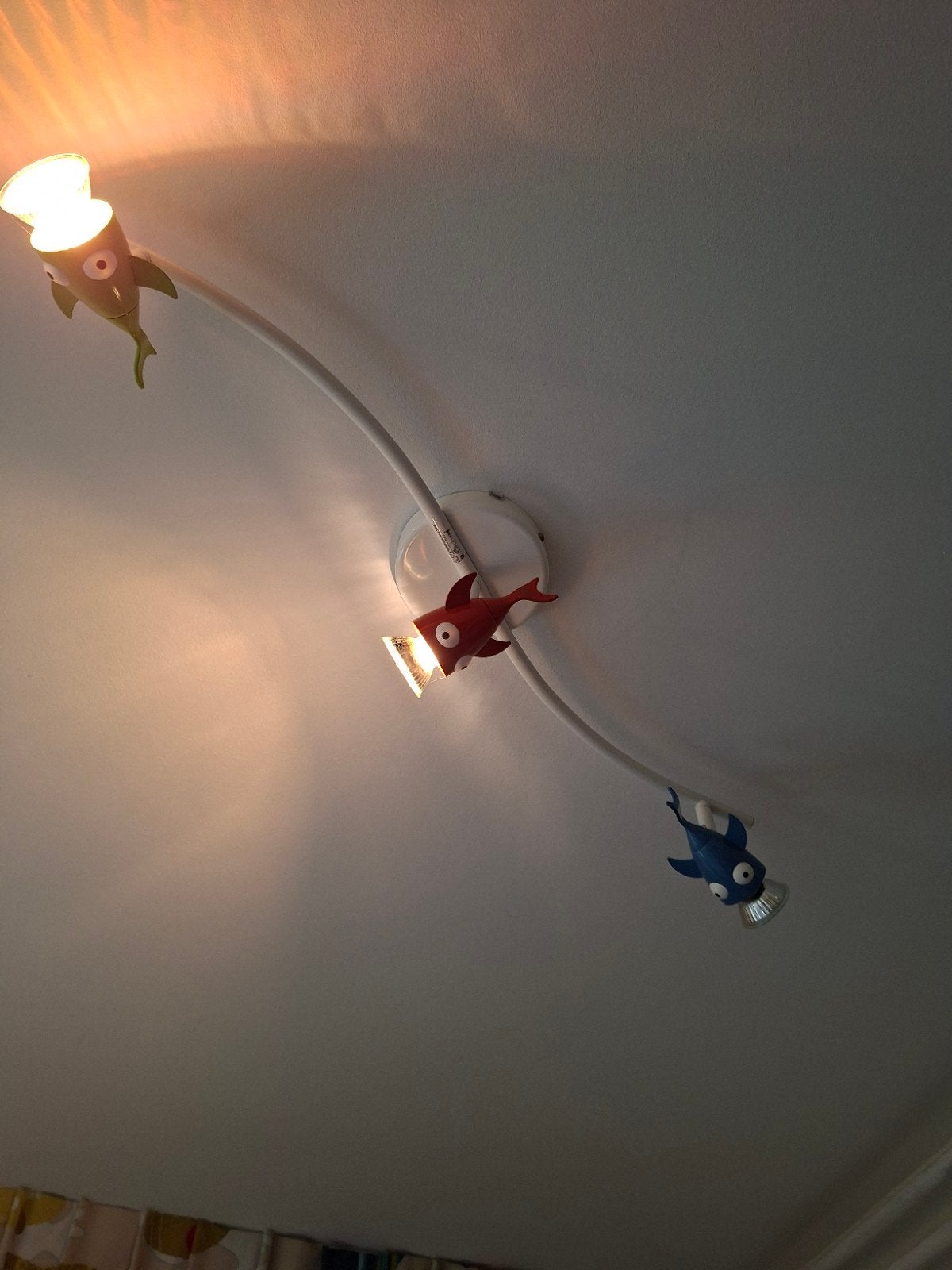 plafond lamp vissen, Ophalen, Zo goed als nieuw