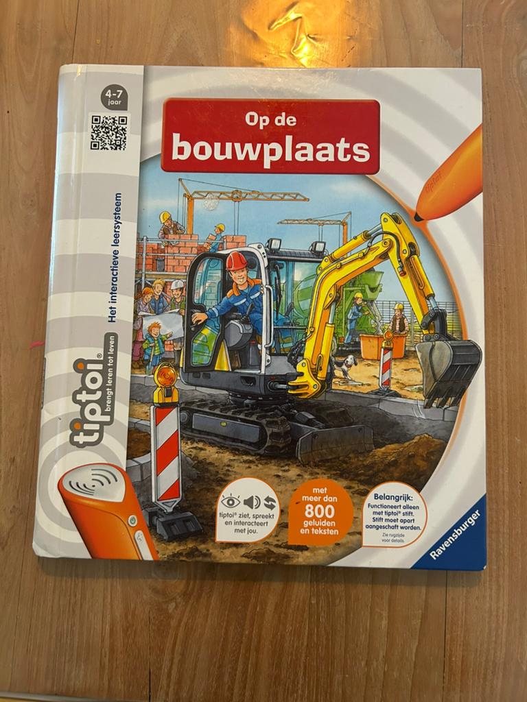 Tiptoi op de bouwplaats, Kinderen en Baby's, Speelgoed | Educatief en Creatief, Ophalen of Verzenden, Zo goed als nieuw, Ontdekken