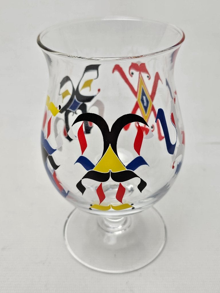 # Duvel Glas Letman - Collectors Item, Ophalen of Verzenden, Gebruikt, Bierglas