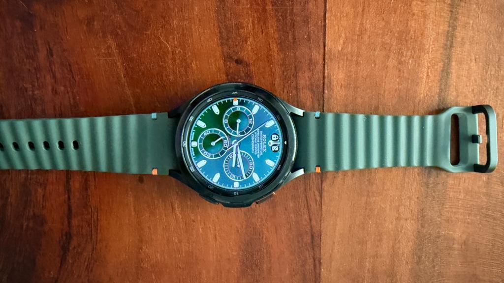 Samsung Galaxy Watch 4 classic met extra bandjes, Hartslag, Zwart, Ophalen of Verzenden, Zo goed als nieuw