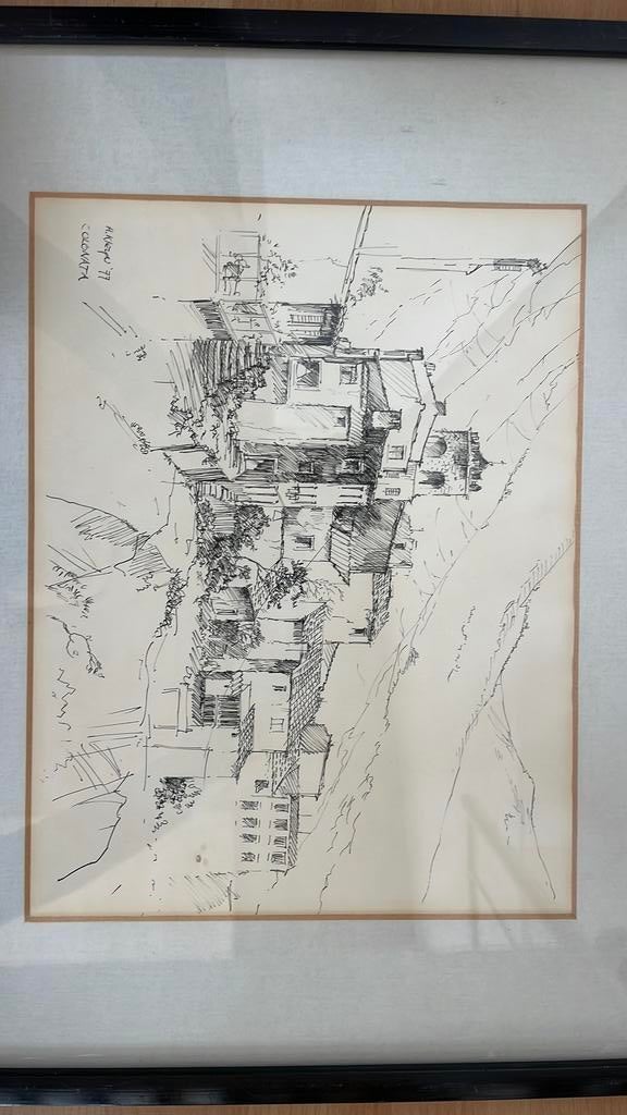 Pentekening ‘Colonata’ van H. kleyn, Ophalen of Verzenden