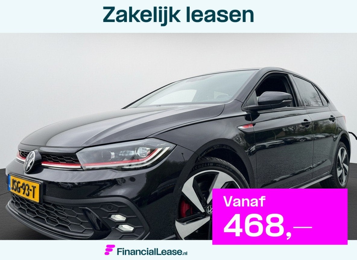 Volkswagen Polo 2.0 TSI GTI TSI 210PK DSG GTI-SPORT IQ-LIGHT, 15 km/l, Gebruikt, 4 cilinders, Zwart