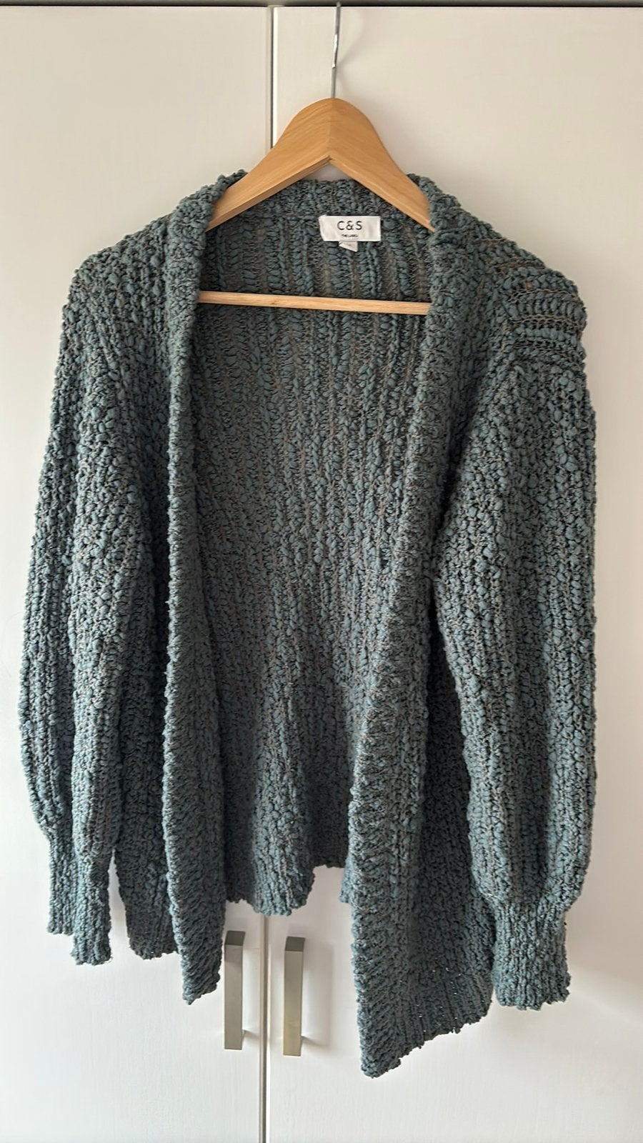 C&S The Label groen gehaakt vest mt M, Ophalen of Verzenden, Zo goed als nieuw, Maat 38/40 (M), Groen