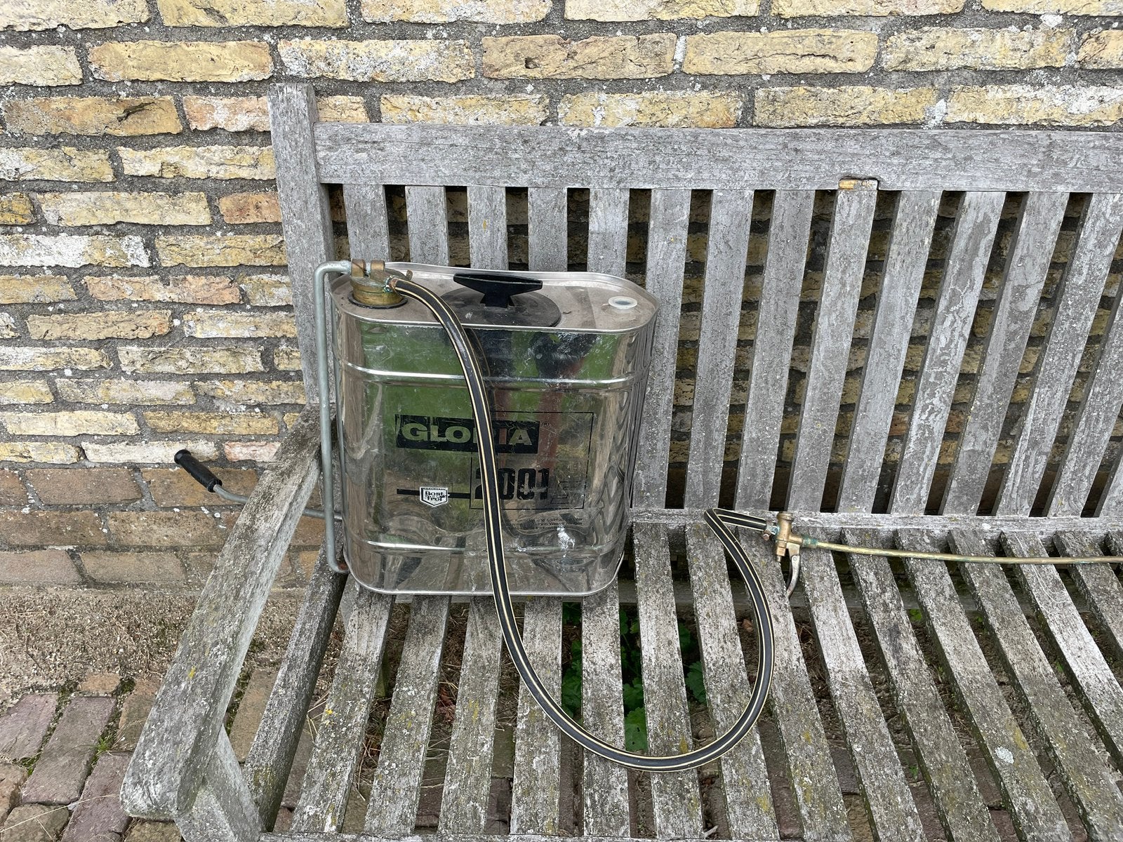 Rugsproeier roestvrijstalen, Ophalen, Zo goed als nieuw