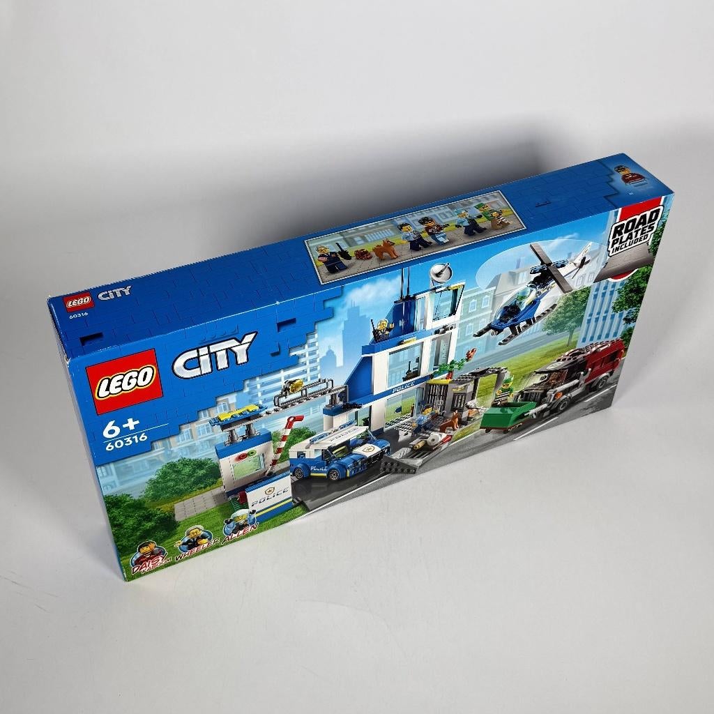 LEGO City 60316 Politiebureau – Nieuw, City, Lego, Nieuw, Ophalen of Verzenden
