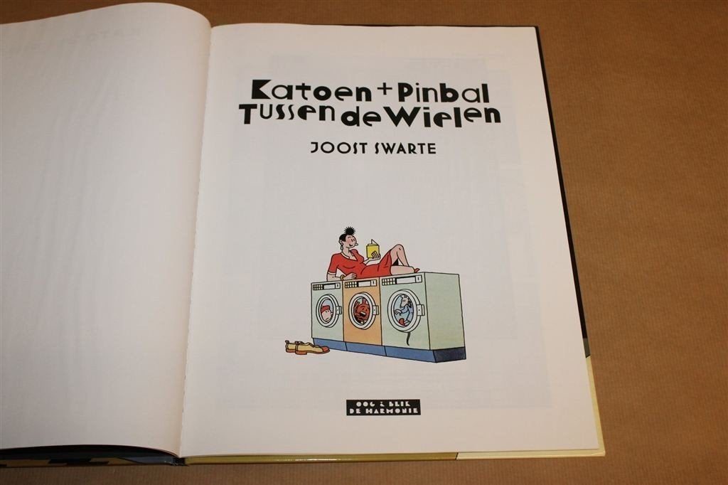 Tussen de Wielen — Joost Swarte, Katoen en Pinbal HC 1997, Eén stripboek, Ophalen of Verzenden, Gelezen