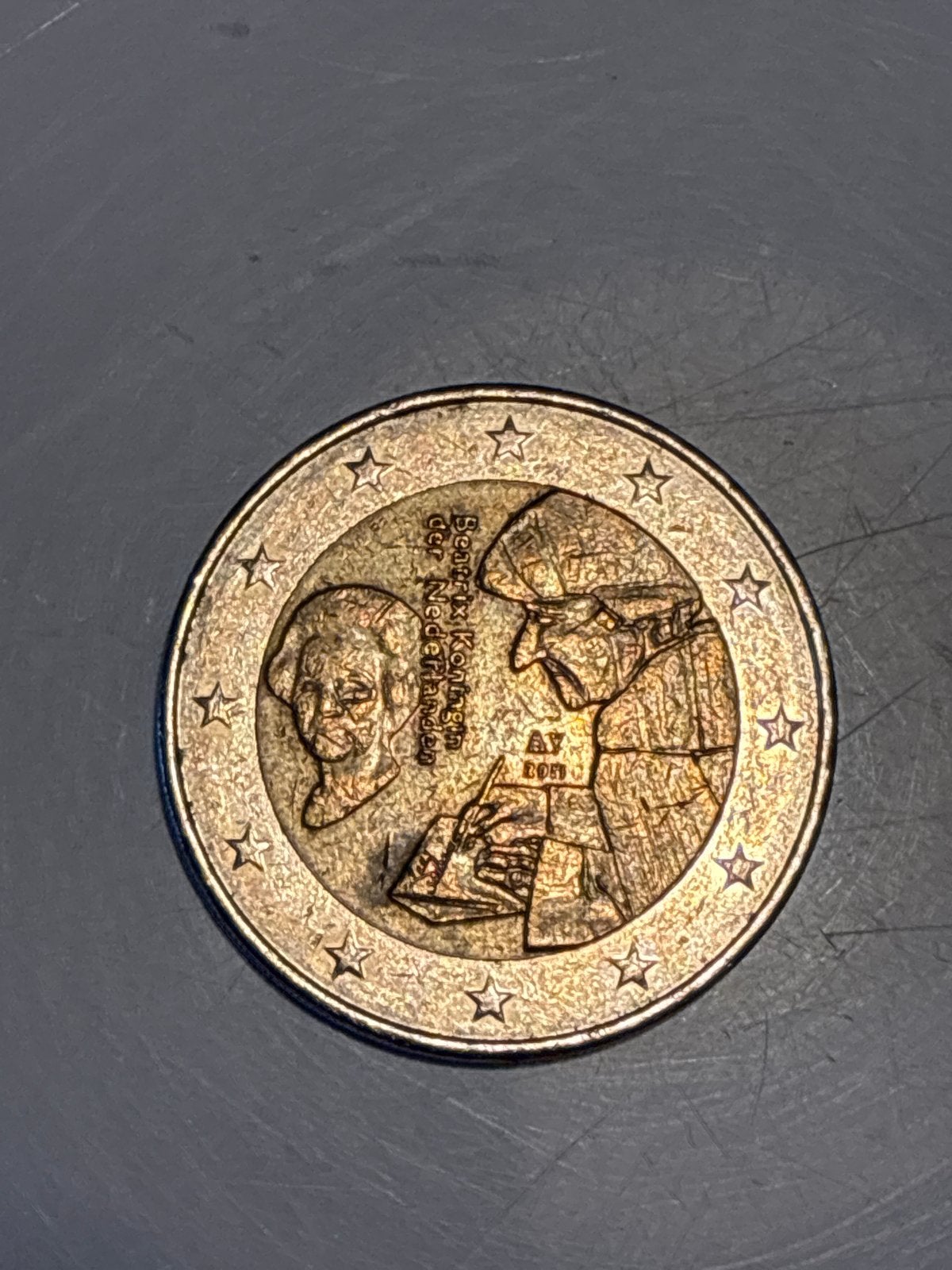 NL 2-euromunt uit 2011 ter ere van de 500ste verjaardag, Postzegels en Munten, Ophalen of Verzenden, Griekenland, 2 euro, Losse munt