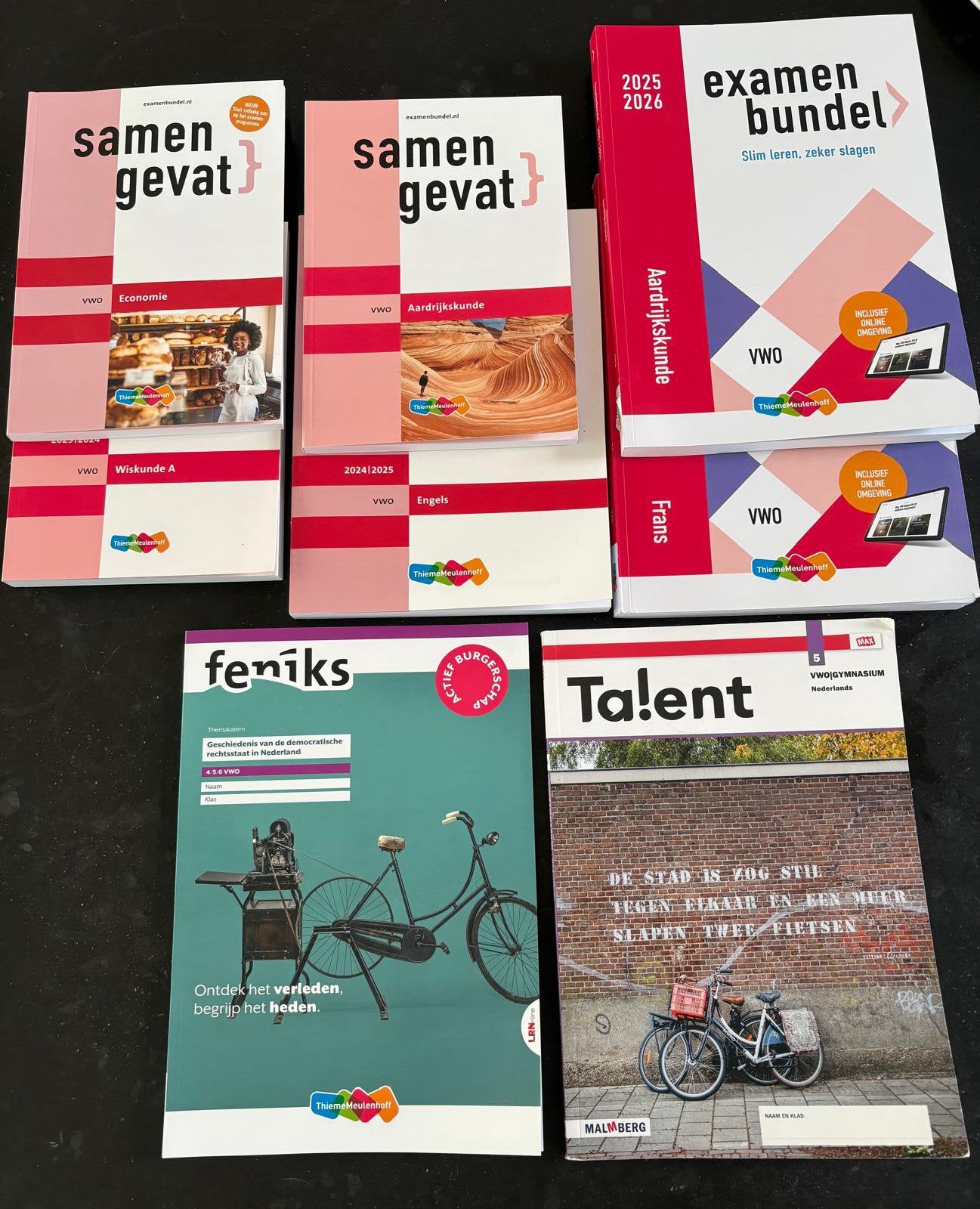 Samengevat en examenbundels+boeken, Ophalen of Verzenden, Zo goed als nieuw, VWO