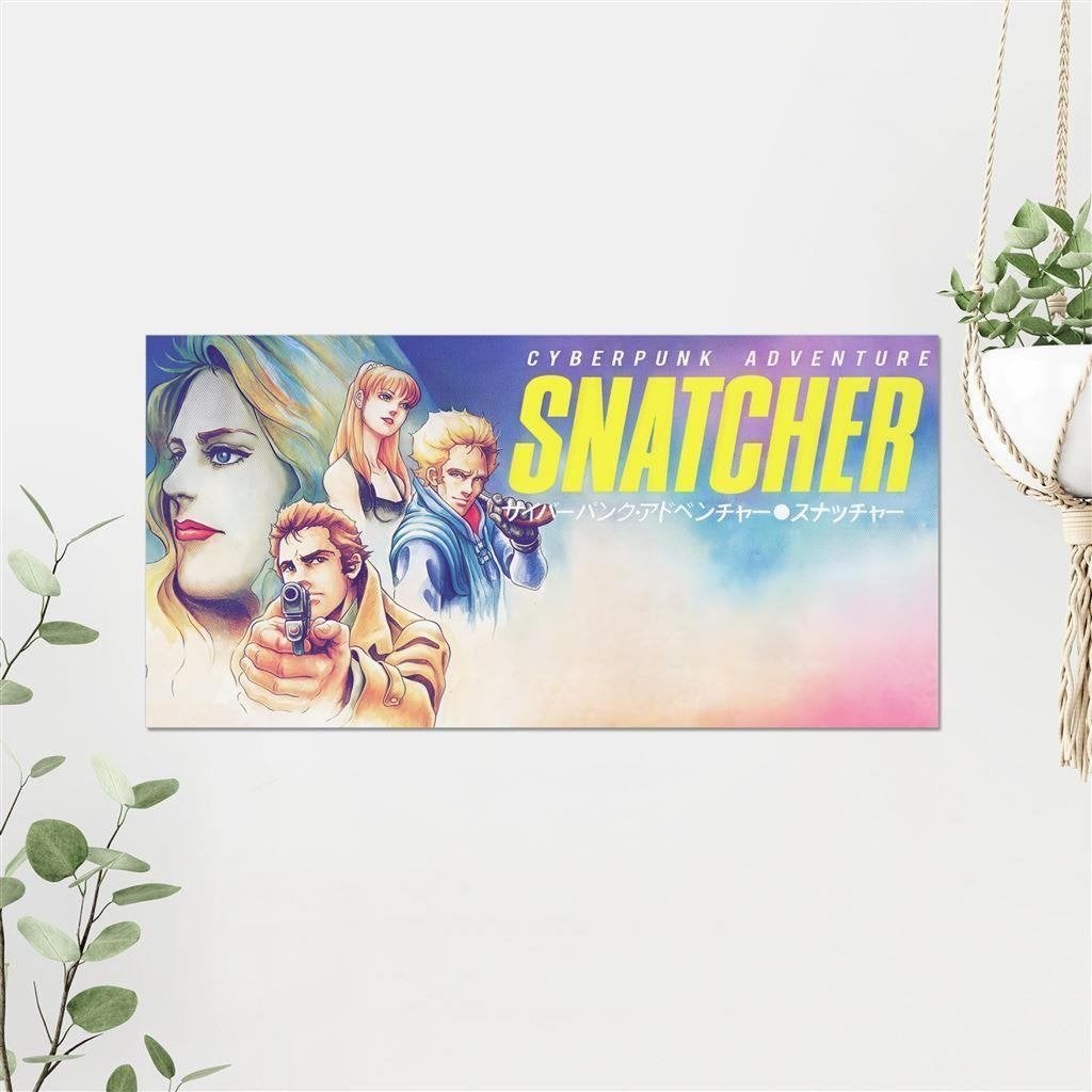 Snatcher [ Sega CD MSX ] Horizontale Poster Print, Verzenden, Nieuw, A1 t/m A3, Film en Tv