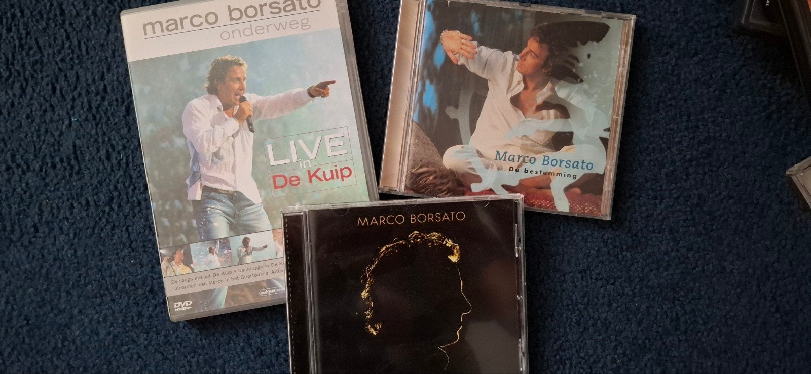 Marco Borsato DVD's en CD's: Live in De Kuip & meer, Gebruikt, Alle leeftijden, Nederlands, Concert