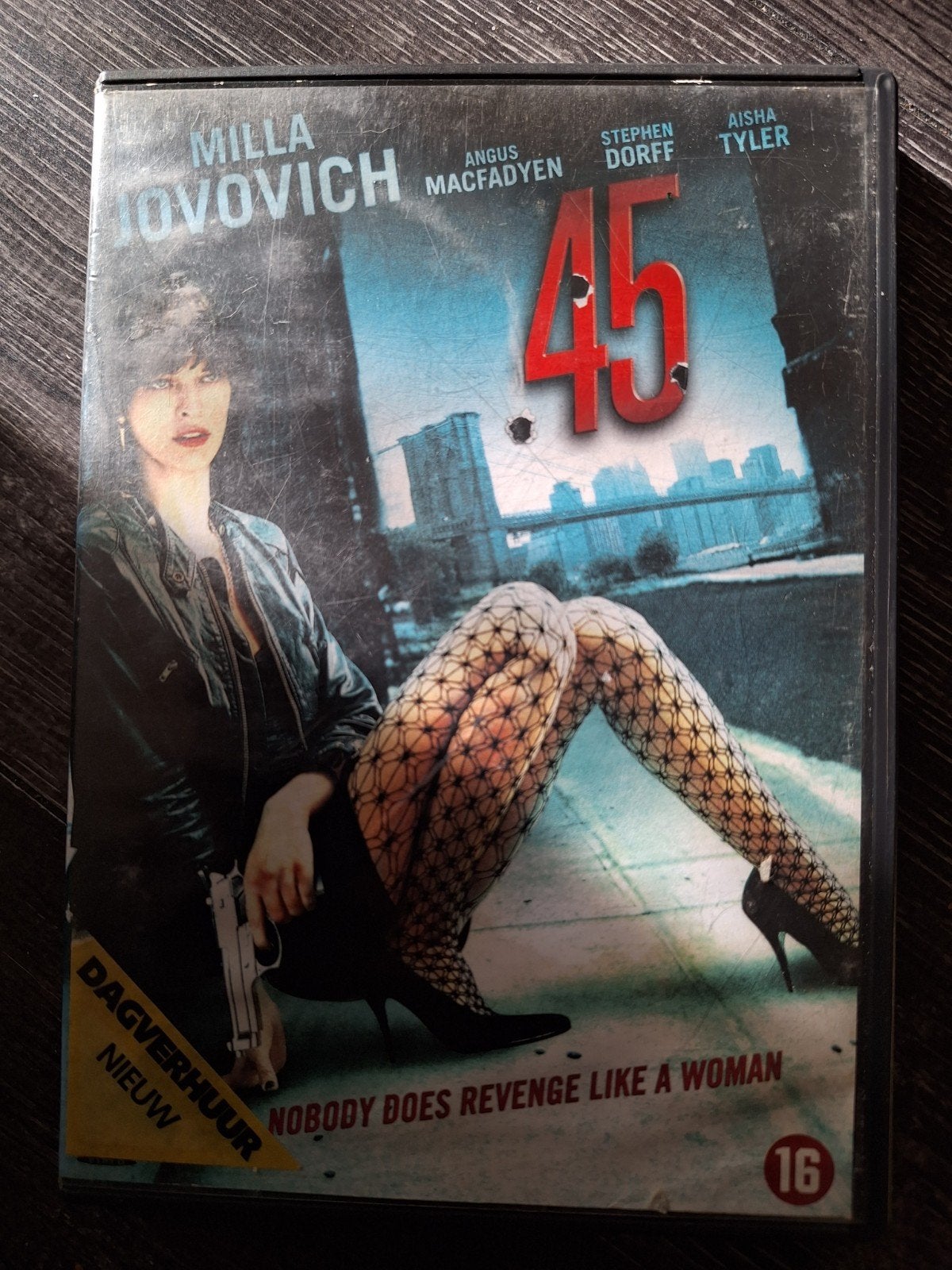 45 - Actiethriller met Milla Jovovich (DVD), Vanaf 16 jaar, Nederlands, Ophalen of Verzenden, Gebruikt