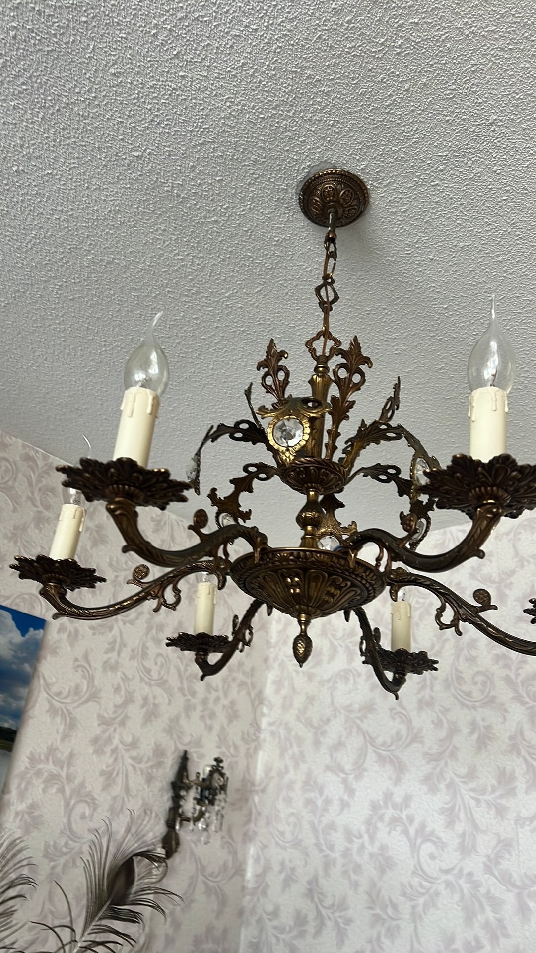 Kroonluchter, Huis en Inrichting, Lampen | Kroonluchters, Ophalen of Verzenden, Gebruikt