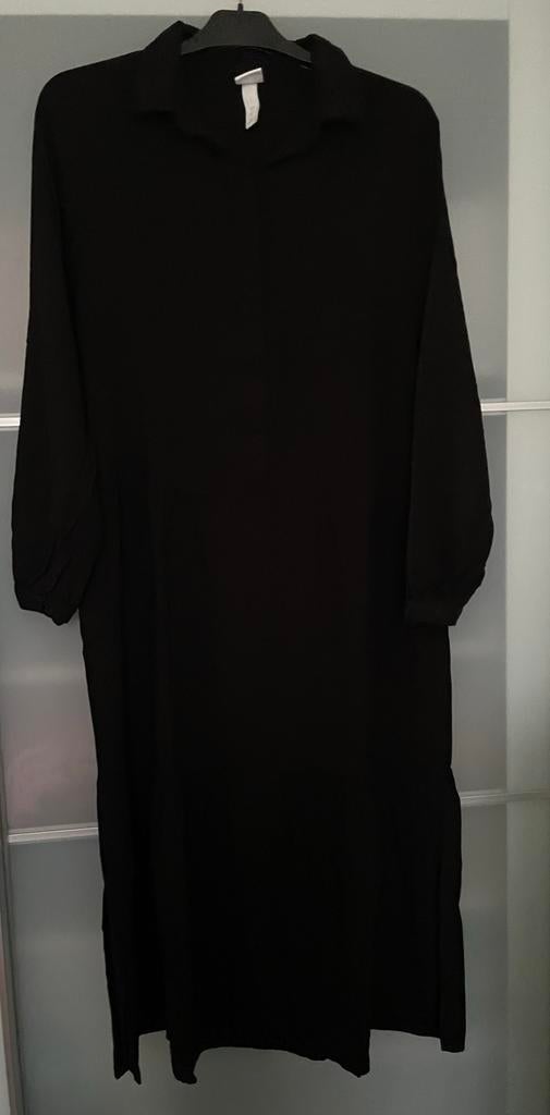 Zwarte jurk met kraag., Kleding | Dames, Jurken, H&M, Zwart, Ophalen of Verzenden, Zo goed als nieuw