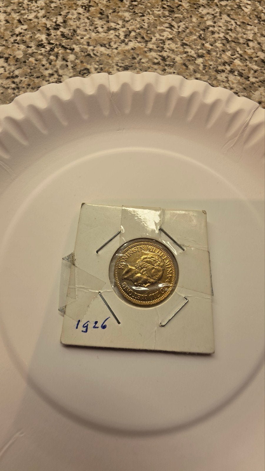 Mooie replica Gouden Tientje 1926 - Koningin Wilhelmina, Postzegels en Munten, Ophalen of Verzenden, Koningin Wilhelmina, Overige waardes