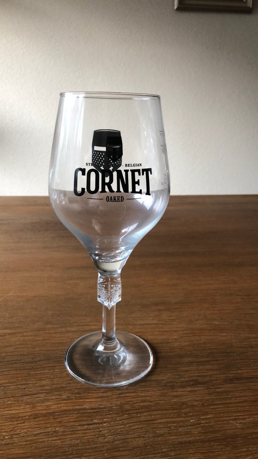 Cornet bierglas, Ophalen of Verzenden, Zo goed als nieuw, Bierglas