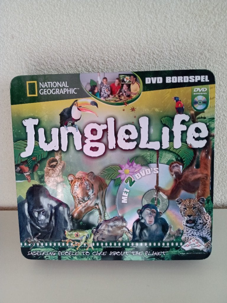 Het Spel : JUNGLELIFE - DVD Bordspel, Ophalen of Verzenden, Zo goed als nieuw, National Geographic