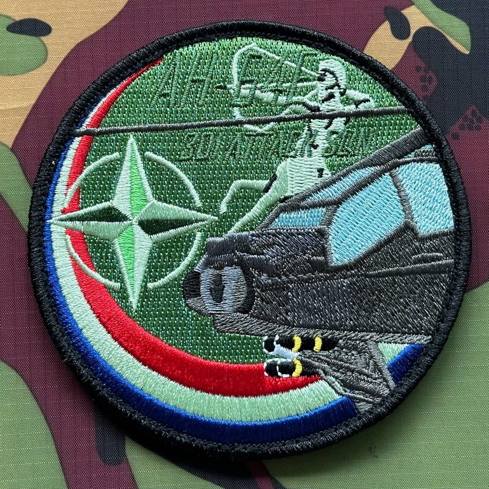 Patch RNLAF 301 SQN NATO, Verzamelen, Militaria | Algemeen, Ophalen of Verzenden, Luchtmacht, Nederland, Embleem of Badge