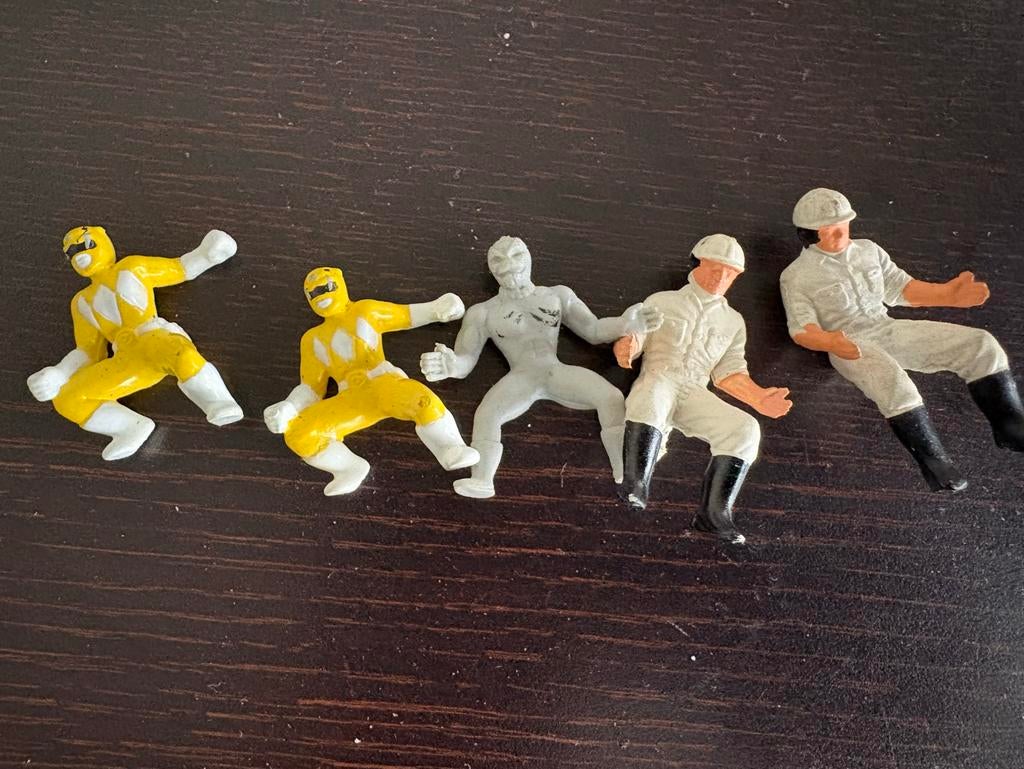 Vintage Power Rangers figuren jaren '90, Ophalen of Verzenden, Gebruikt