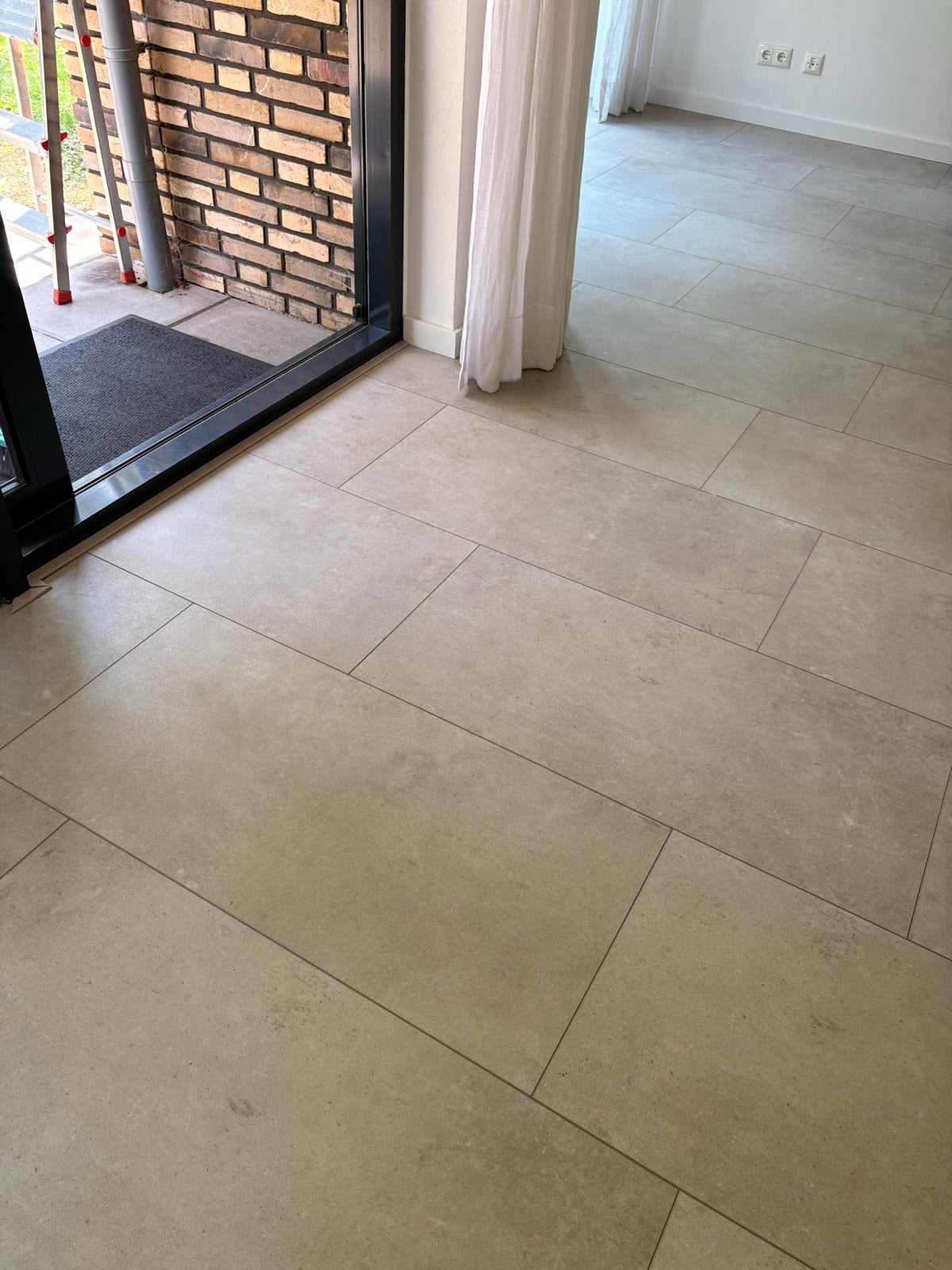 Nette betonlook click PVC vloer (ca. 90-95 m²), Ophalen, 75 m² of meer, Scandinavisch, industrieel (betonlook), Overige typen