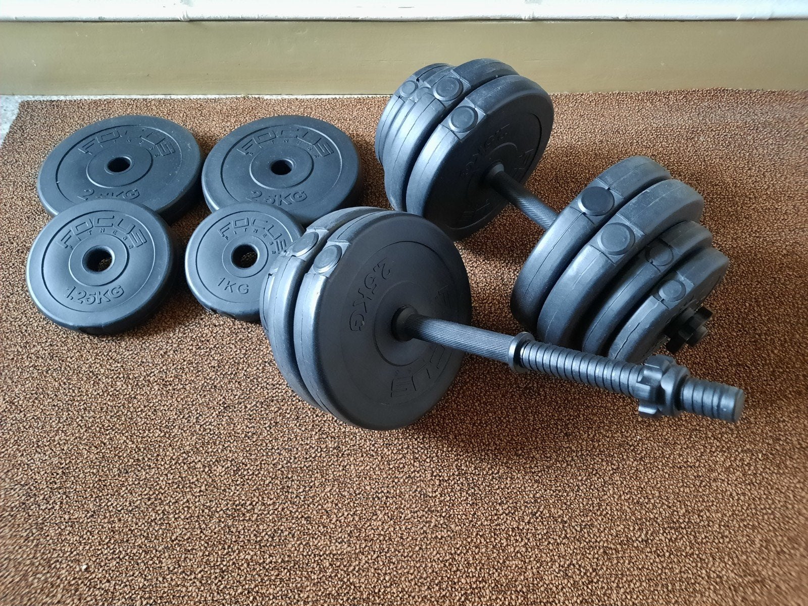 twee dumbell's, Ophalen, Dumbbell