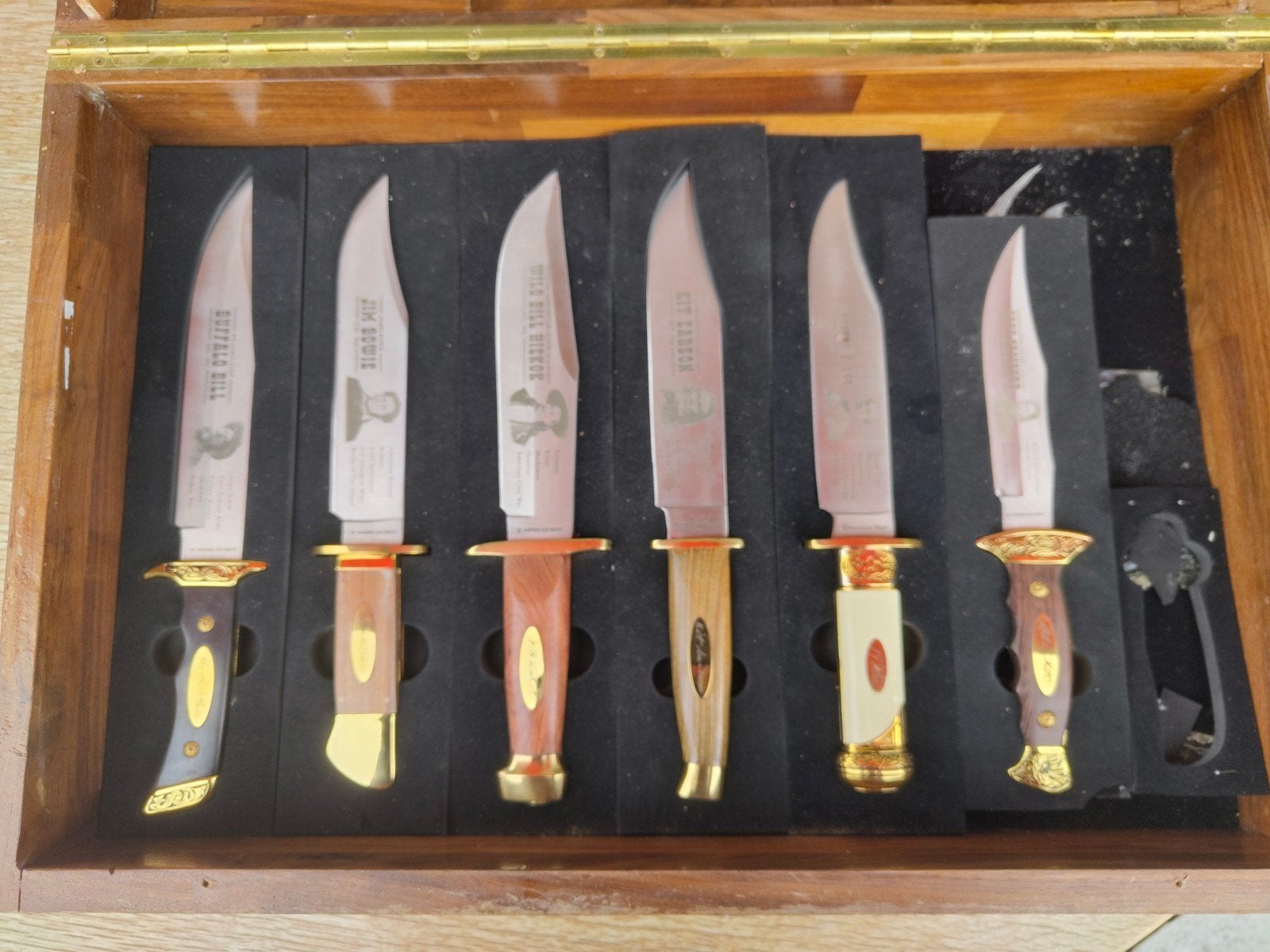 Messen set American west collectors, Verzamelen, Ophalen, Zo goed als nieuw