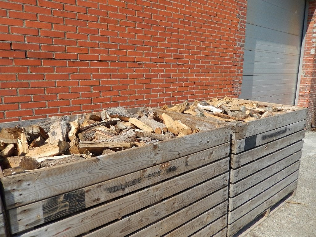 Haardhout droog  gemengd  en eikenhout, Ophalen, Gebruikt