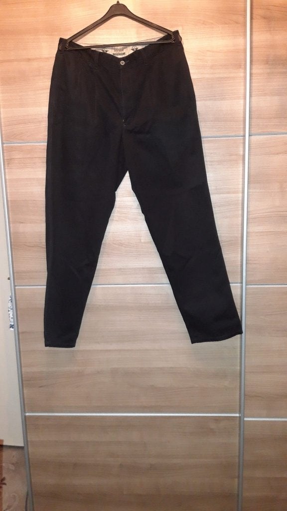 Nieuw DOCKERS Chino pantalon Broek Zwart Dik 26 W36 L32, Verzenden, Nieuw, Maat 56/58 (XL), Zwart