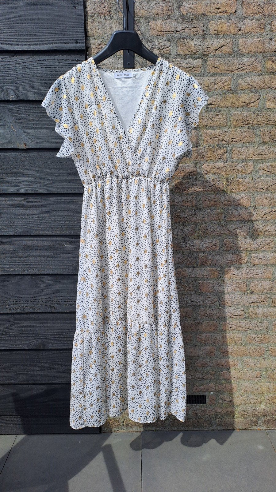 Zomerjurk maat S, Kleding | Dames, Jurken, Wit, Papillonne, Ophalen of Verzenden, Zo goed als nieuw