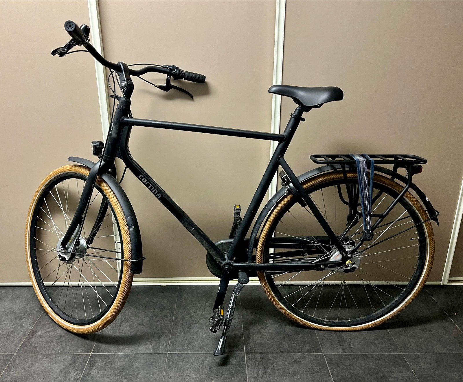 CORTINA Foss herenfiets 2023, 3 versnellingen, framemaat 65, Fietsen en Brommers, Gebruikt, Versnellingen, 65 cm of meer, Trommelrem