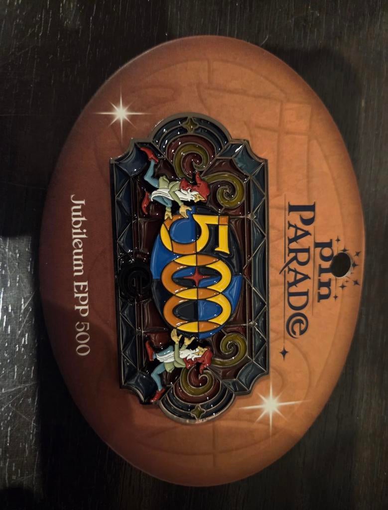 Efteling pin 500, Ophalen, Zo goed als nieuw, Button of Speldje