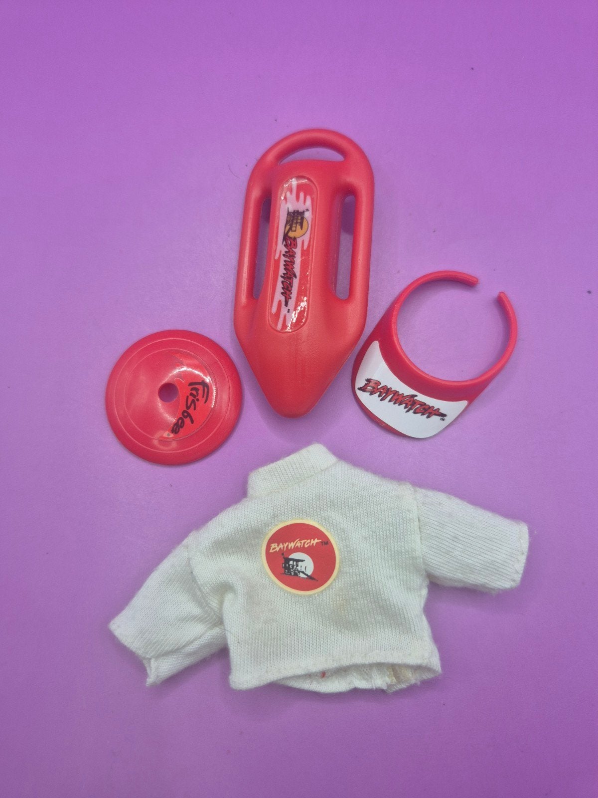 Barbie pop baywatch accessoires, Ophalen, Zo goed als nieuw, Barbie