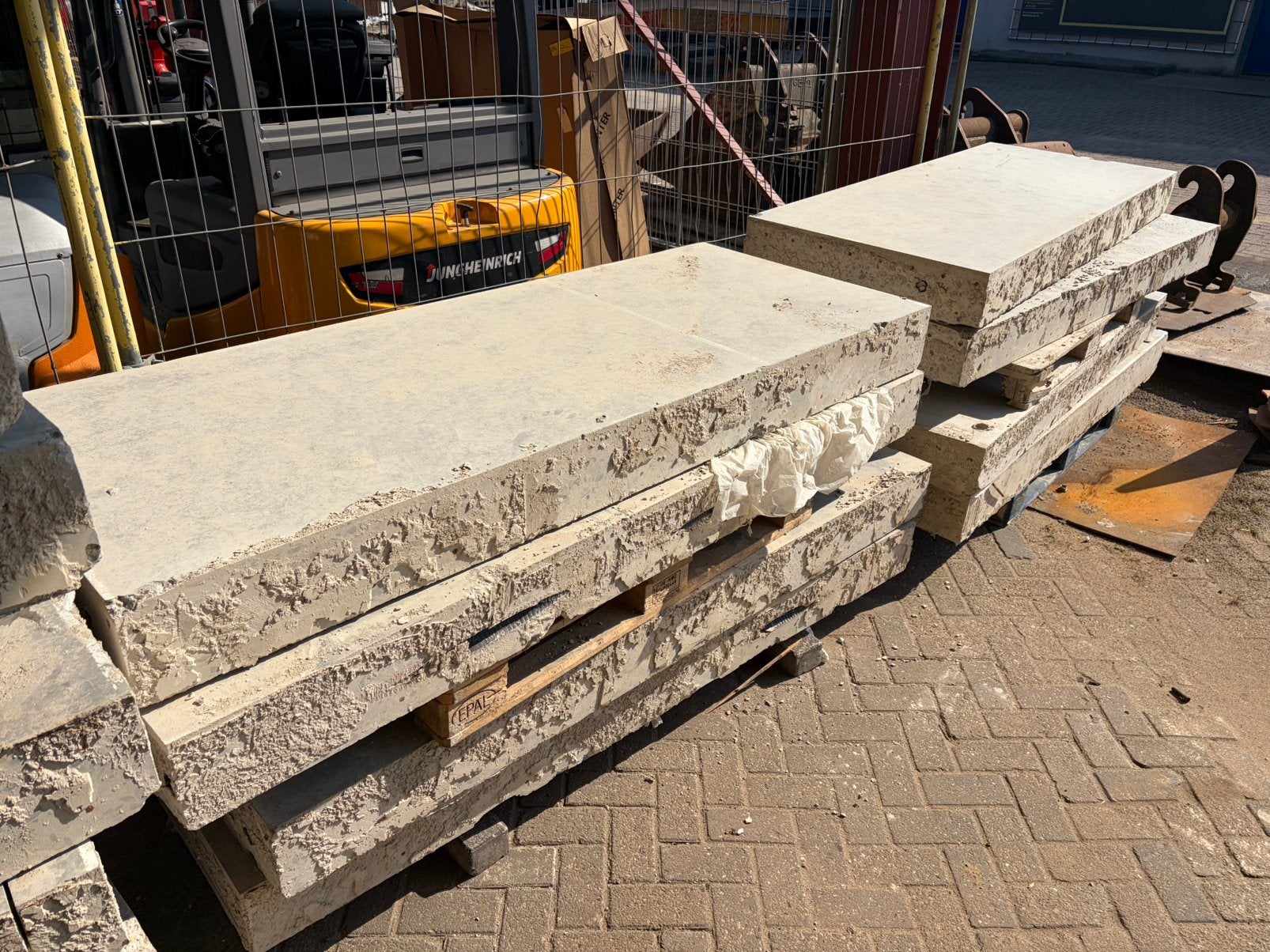 Betonplaten 200x80x17,5xm, Ophalen, Gebruikt, Beton, Overige typen