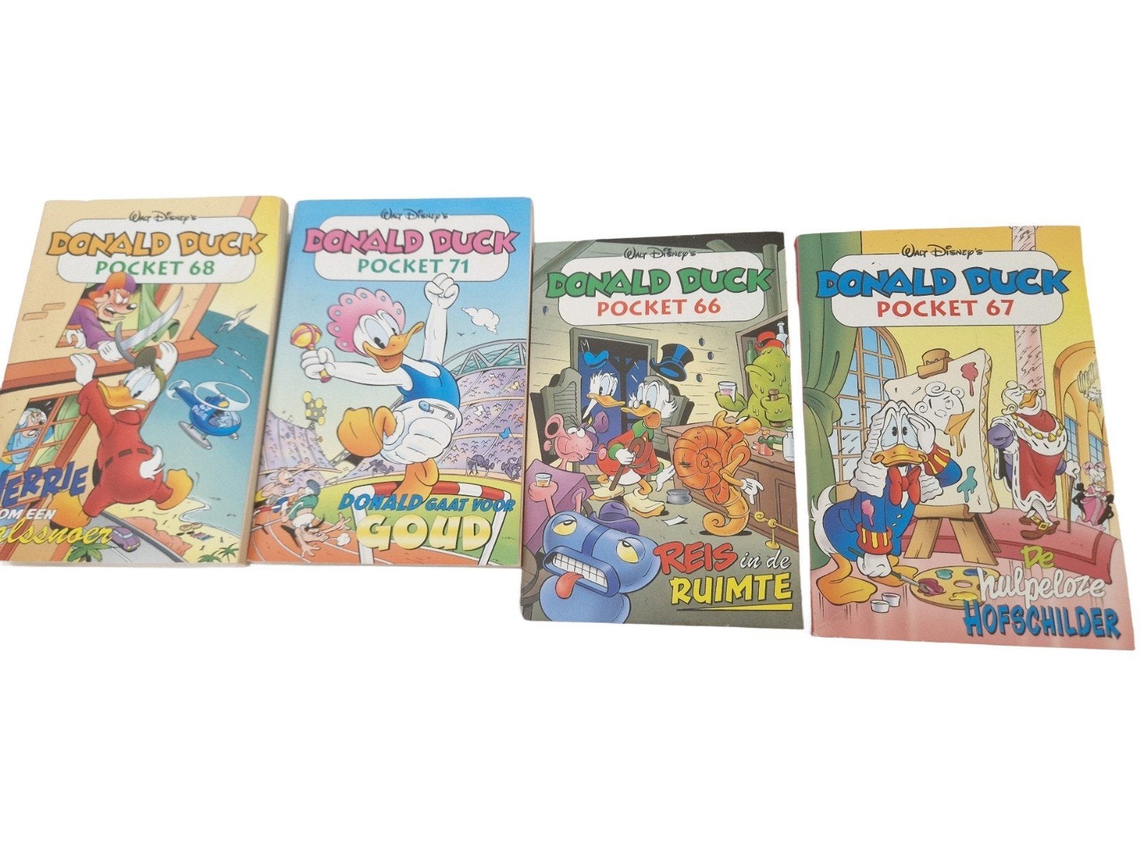Donald Duck Pockets 66 67 68 en 71 set van 4 stuks, Boeken, Ophalen of Verzenden, Gelezen