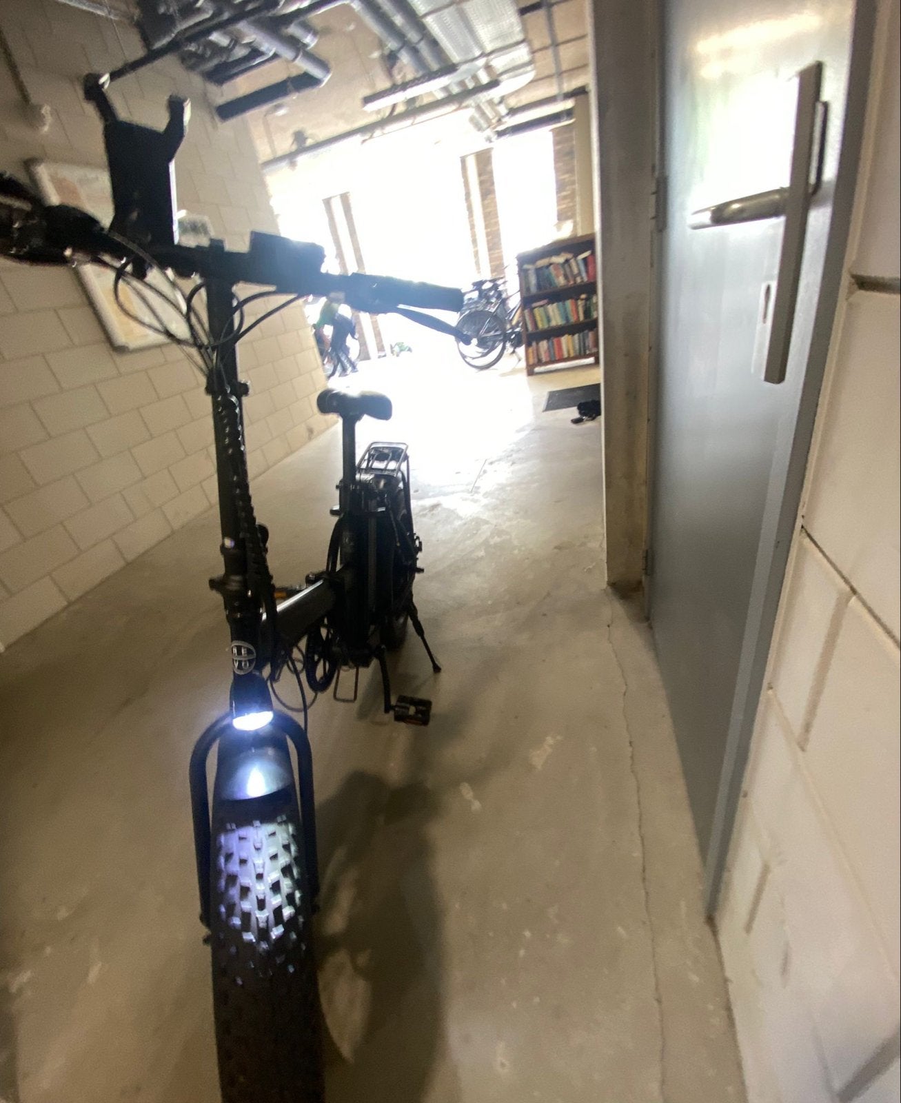 Opvouwbare Fatbike - Ideaal voor woon-werkverkeer, Fietsen en Brommers, Elektrische fietsen, Zo goed als nieuw, Minder dan 47 cm