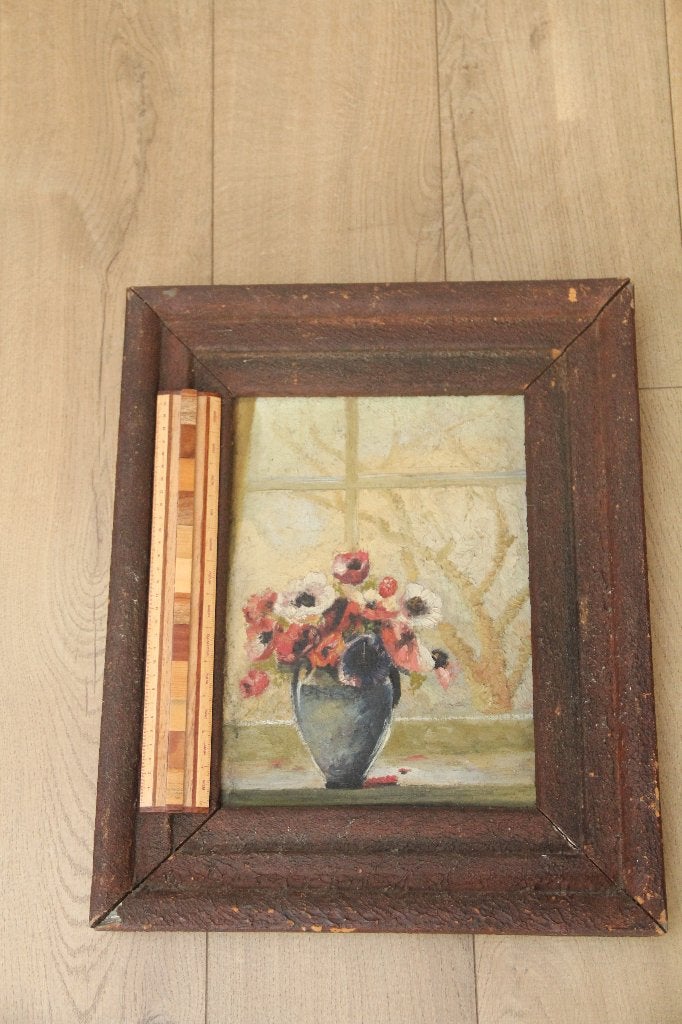 schilderij, Antiek en Kunst, Oud hollands, Overige ondergronden, Handgeschilderd, Olieverf